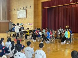 【吹奏楽部】南越特別支援学校で演奏会をさせていただきました