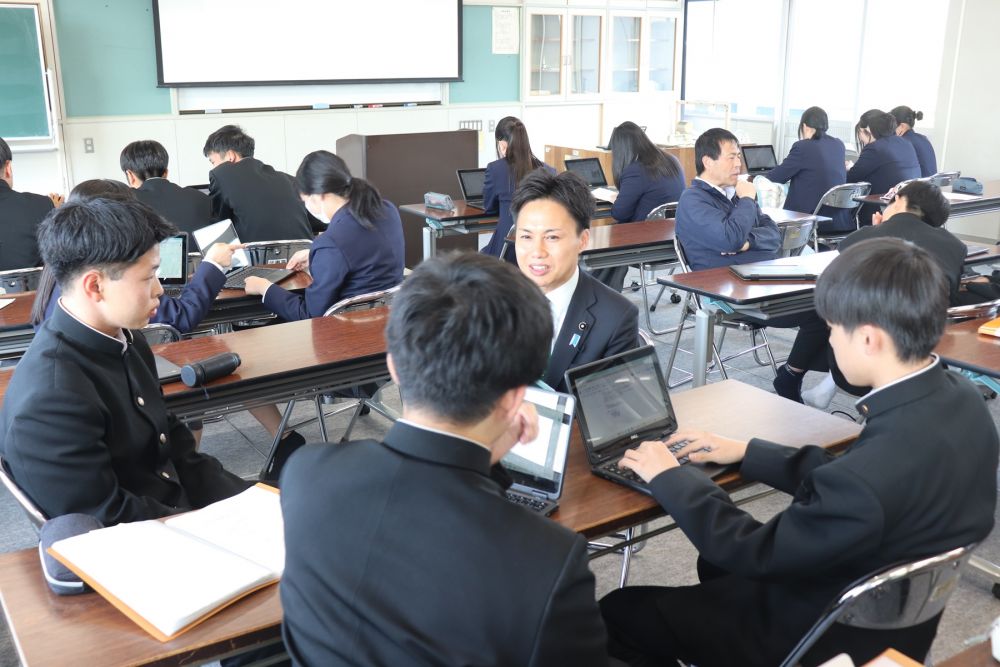 武生東高等学校　Hino・Quest（県議会議員が教える！高校生が探究するうえで大切なヒント）