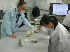 武生東高等学校 Hino・Quest(【2022年度1年生】新学科1年生,産官学連携⑥サイエンス大学訪問として,福井工業大学を訪問し,食品系・化学系の2講座で講義を受けました。)