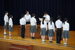 1学期の終業式がありました