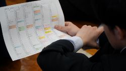 ３年生，進路スケジュールを確認！