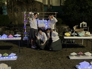 武生東高等学校 Hino・Quest(【2023年度2年生】越前市地域貢献活動支援補助事業「おそんじゃ祭り×越前和紙の魅力でLet’sまちおこし」のイベントを実施しました)