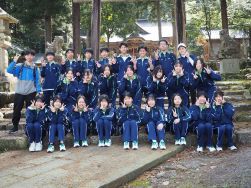 【２年生】日野山に登りました！①