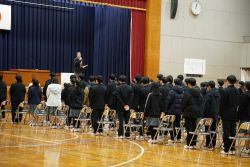 明日はいよいよ卒業式