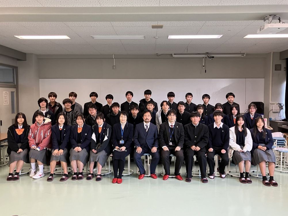武生東高等学校 Hino・Quest(【2023年度1年生】福井工業大学から教授を招いて,生物系および化学系の実験を行いました。)